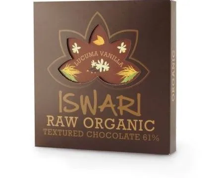 Iswari Čokoláda Vanilla - Lucuma BIO RAW 75 g