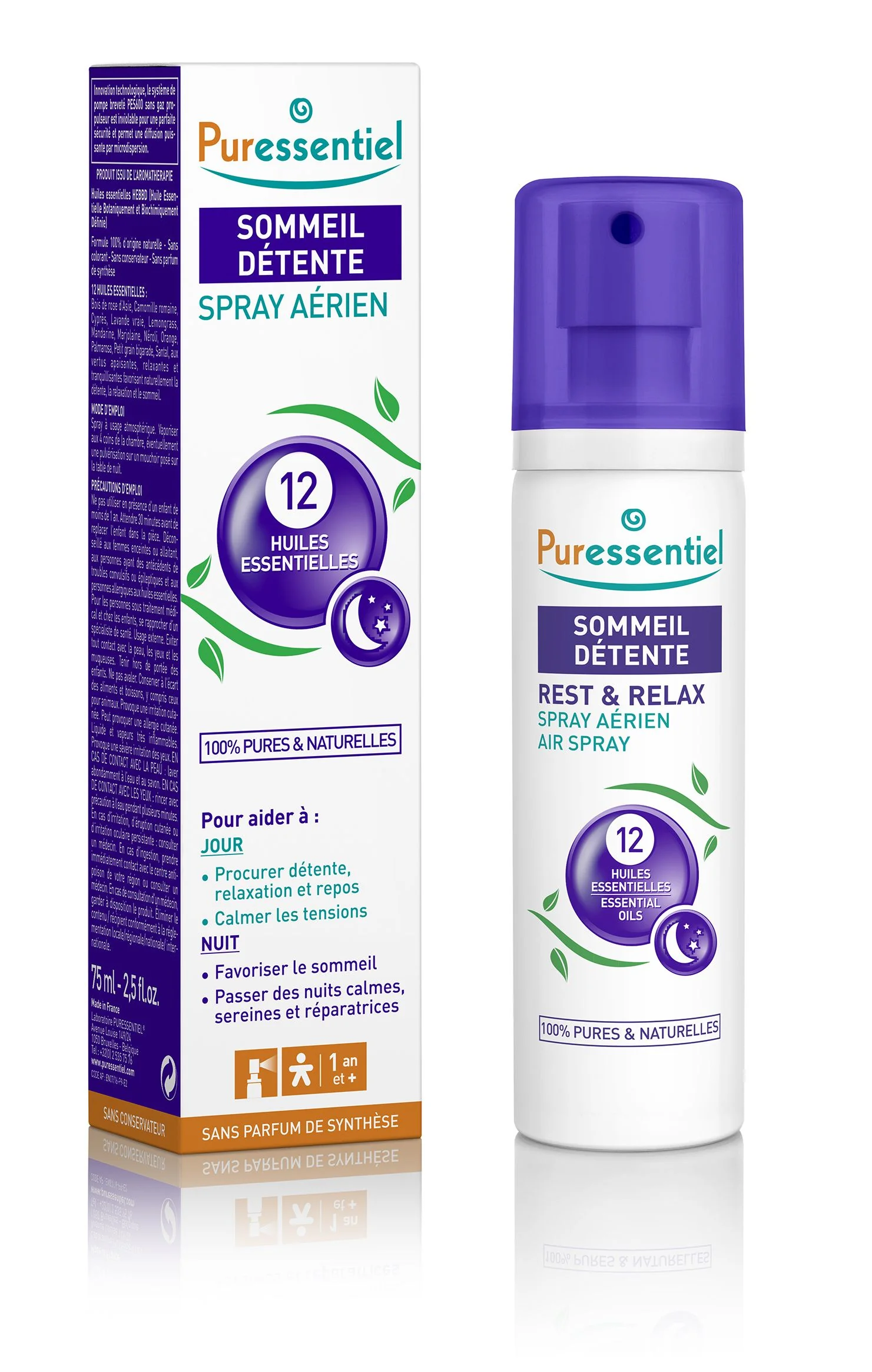 PURESSENTIEL Relaxační sprej 75 ml