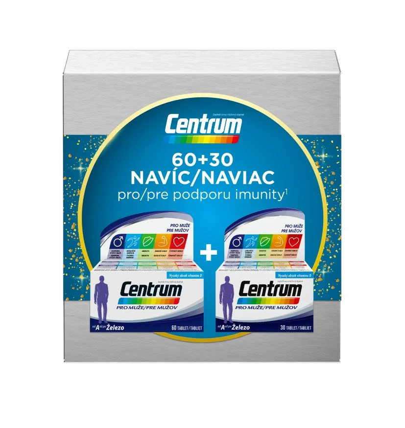 Centrum multivitamín pro muže 60+30 tablet