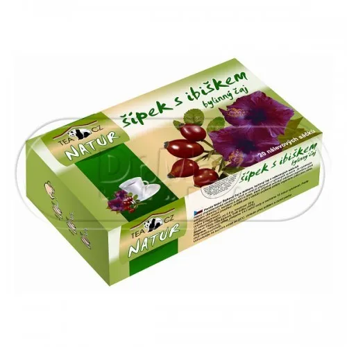 PANDA NATUR Šípkový čaj s ibiškem n.s. 20x2.5g
