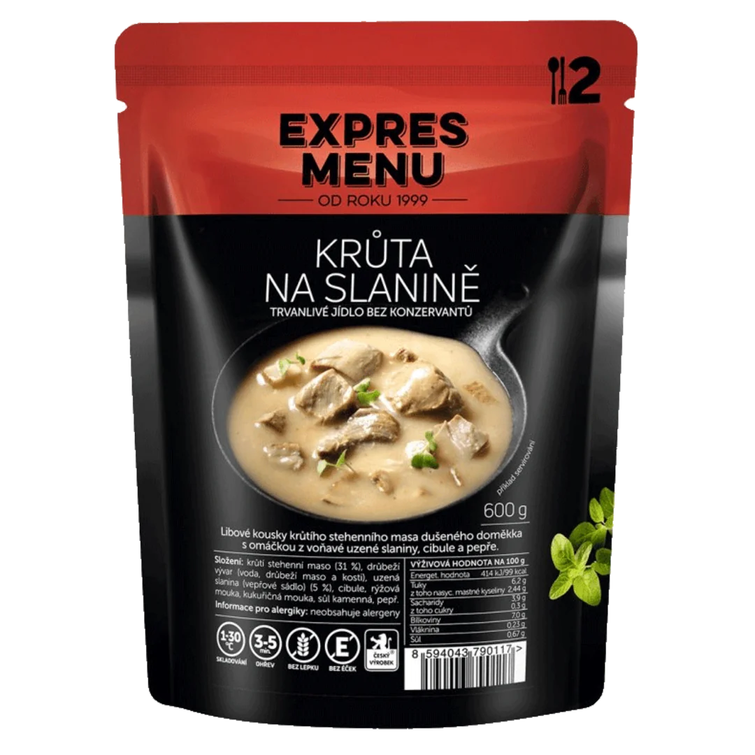 EXPRES MENU Krůta na slanině 600 g (2 porce)