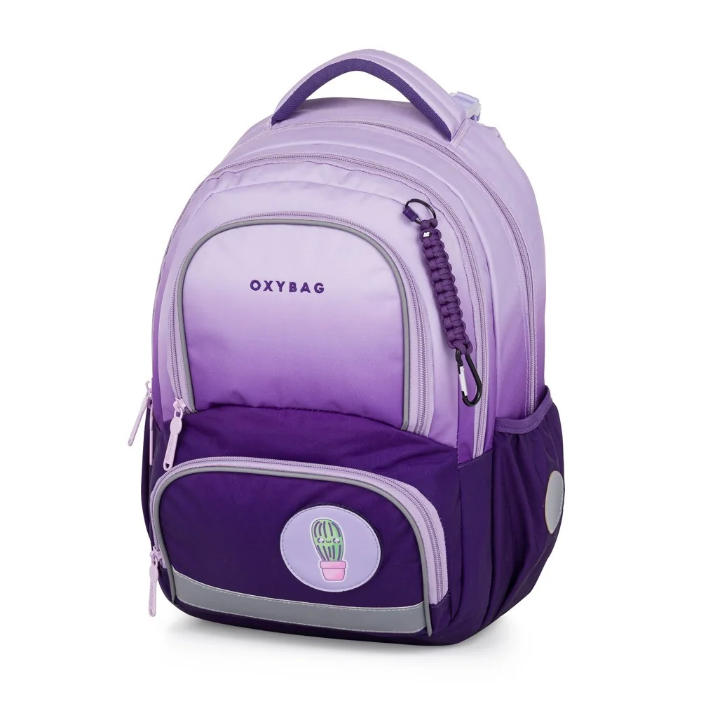 Oxybag OXY NEXT - školní set Purple 3 ks: batoh, penál, sáček batoh, penál, sáček