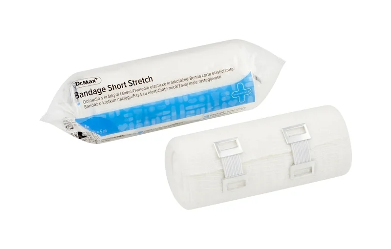 Dr. Max Bandage Short Stretch 10 cm x 5 m obinadlo s krátkým tahem 1 ks