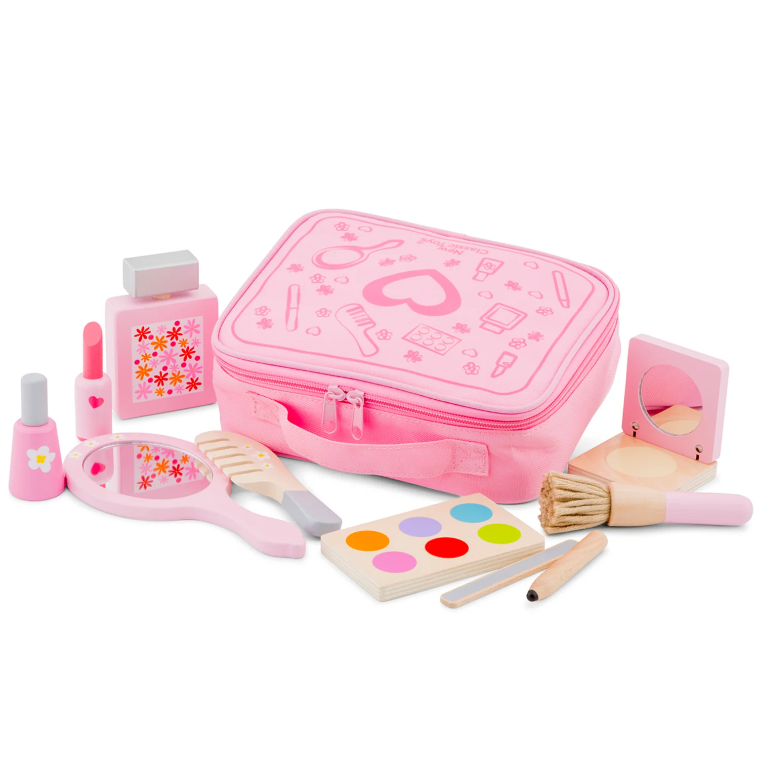 New Classic Toys Dřevěná make up sada v kufříku