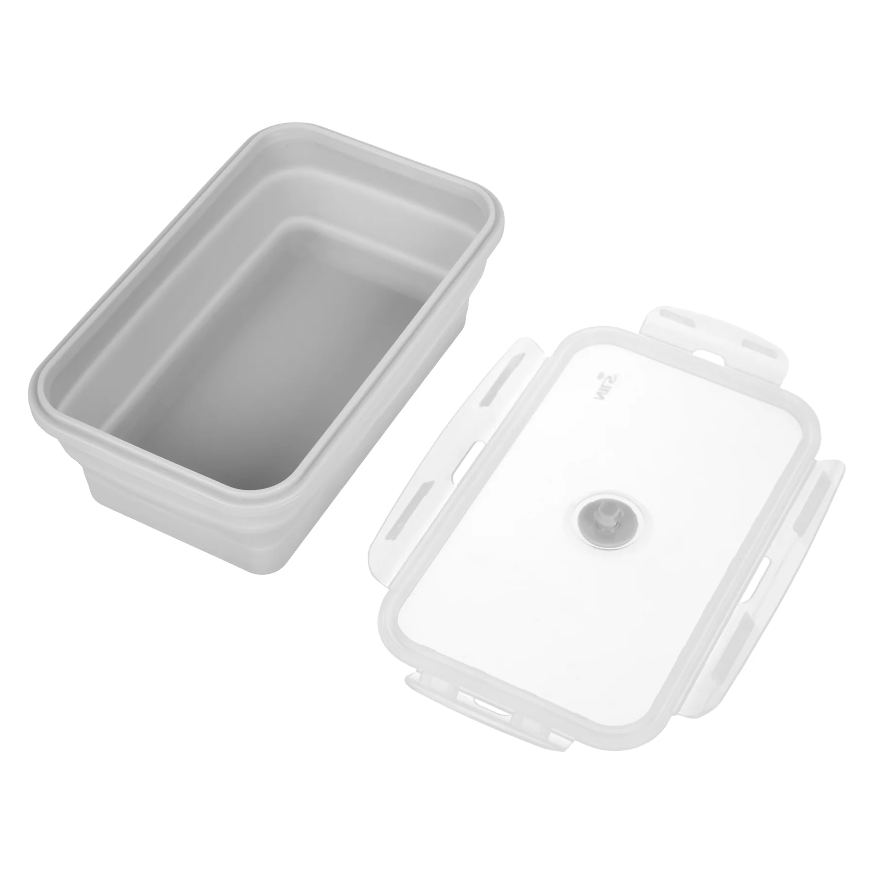 Nils Skládací svačinový box NC4105 1200ml šedý