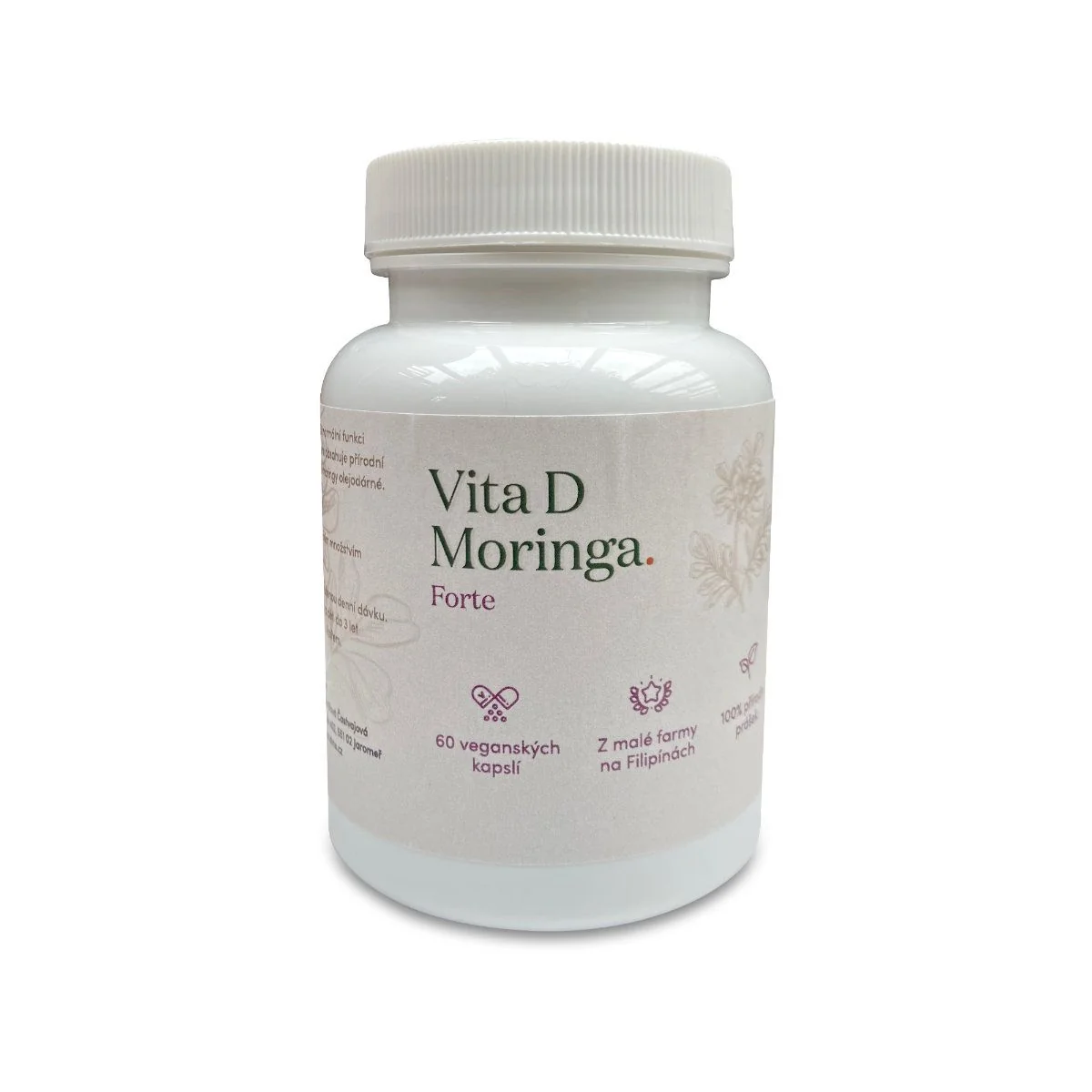 Herb&Me Moringa Vita D Moringa forte 60 kapslí