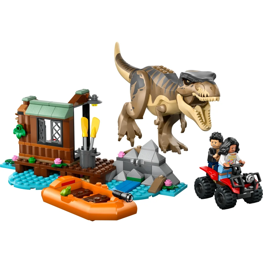 LEGO® Jurassic World 76975 T-rex a útěk po řece