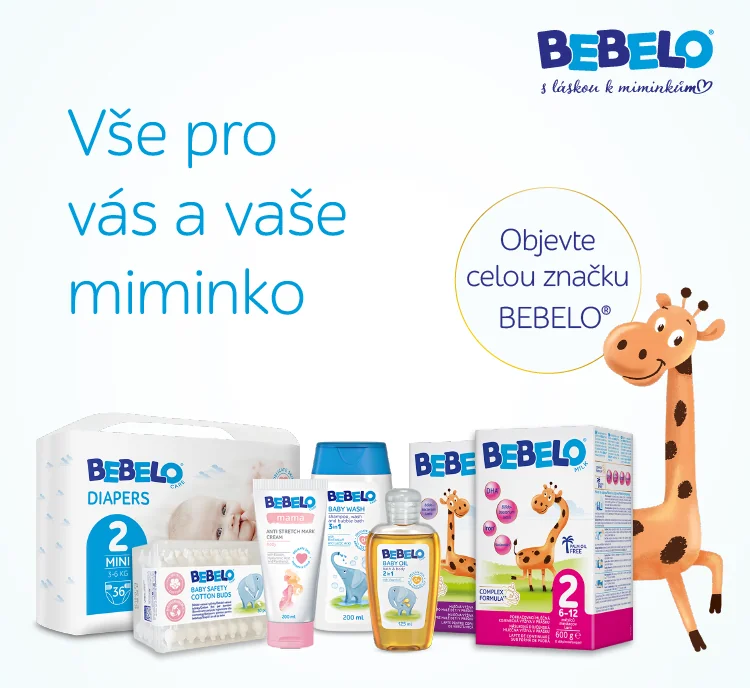 Objevte celou značku BEBELO. Vše pro vás a vaše miminko. Objevte celou značku BEBELO. Vše pro vás a vaše miminko.