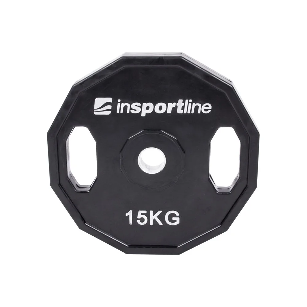 inSPORTline Pogumovaný kotouč  Ruberton 15 kg 30 mm 
