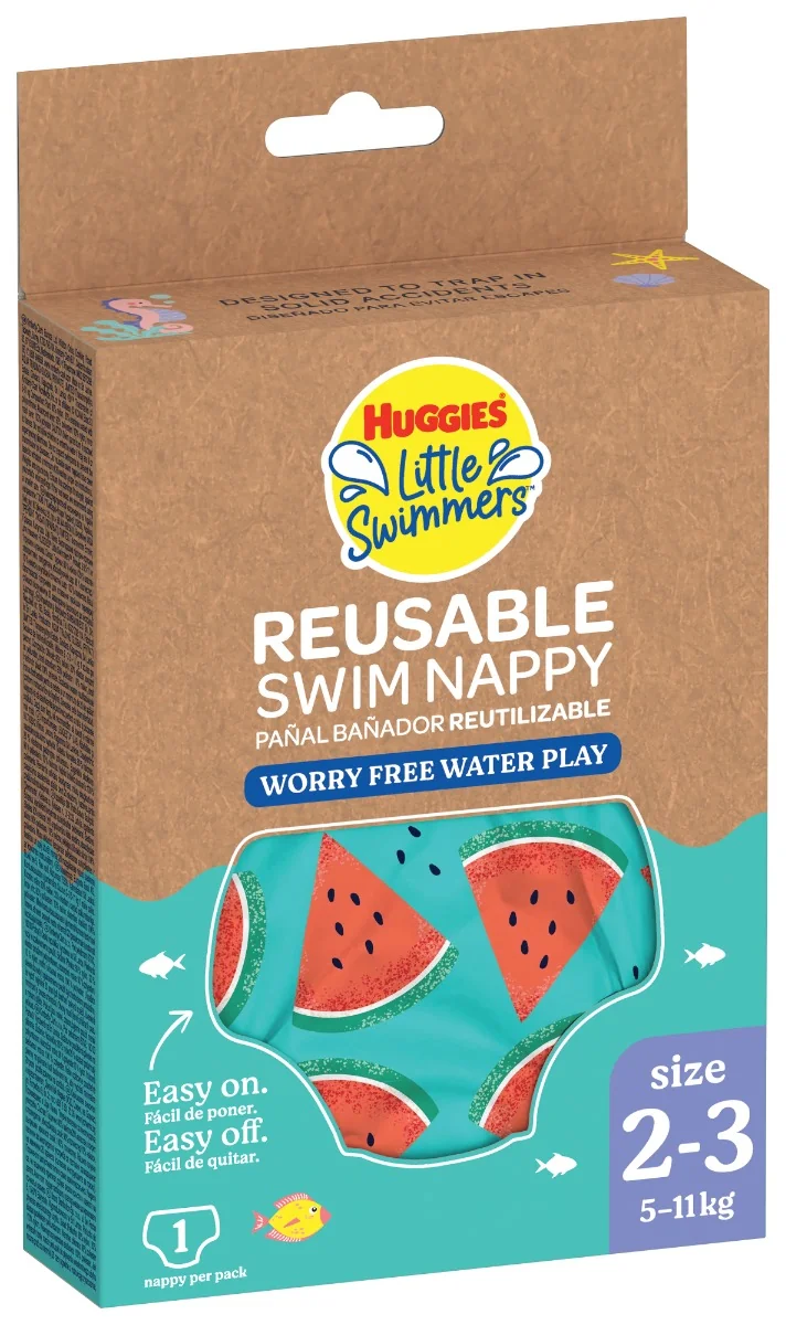 Huggies Little swimmers Nappy 2–3 pratelné koupací plavky 5–11 kg