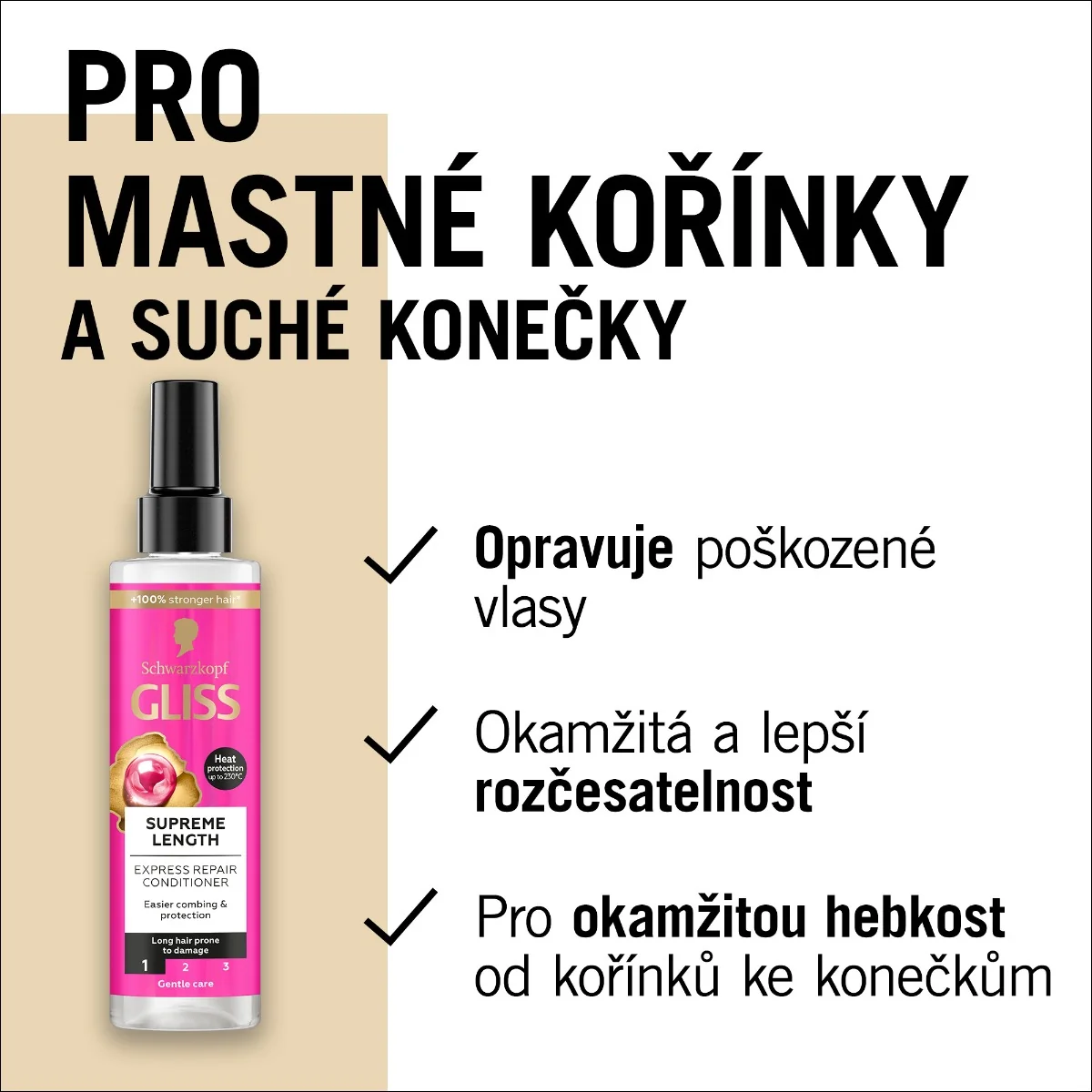 Gliss Supreme Length kondicionér ve spreji 200 ml