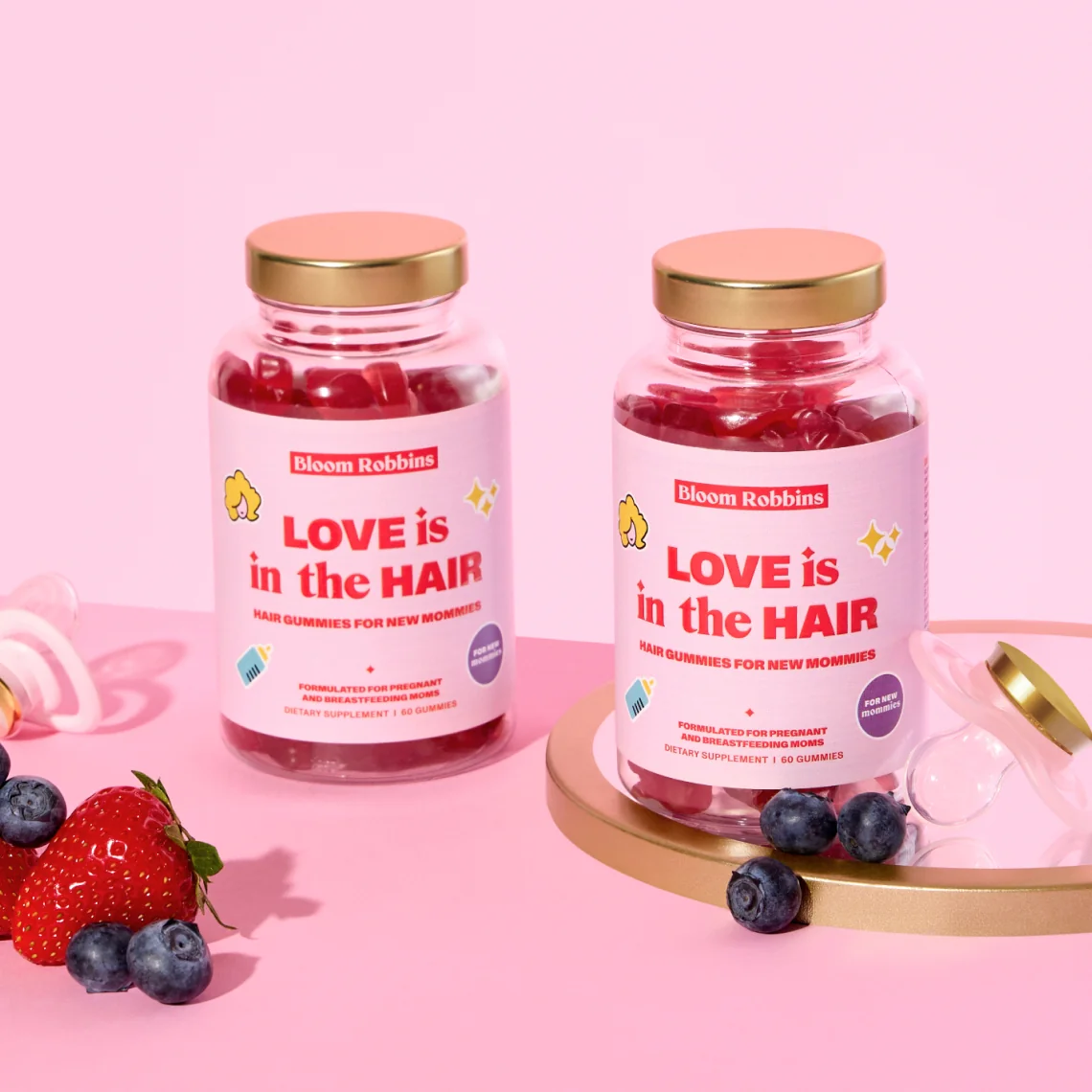 Bloom Robbins LOVE is in the HAIR - Hair gummies for new mommies 60 ks