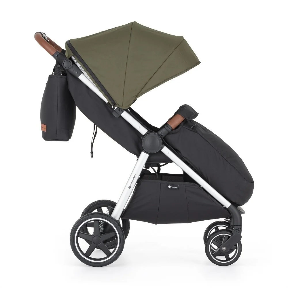Petite&Mars Kočárek sportovní Royal3 Silver Mature Olive