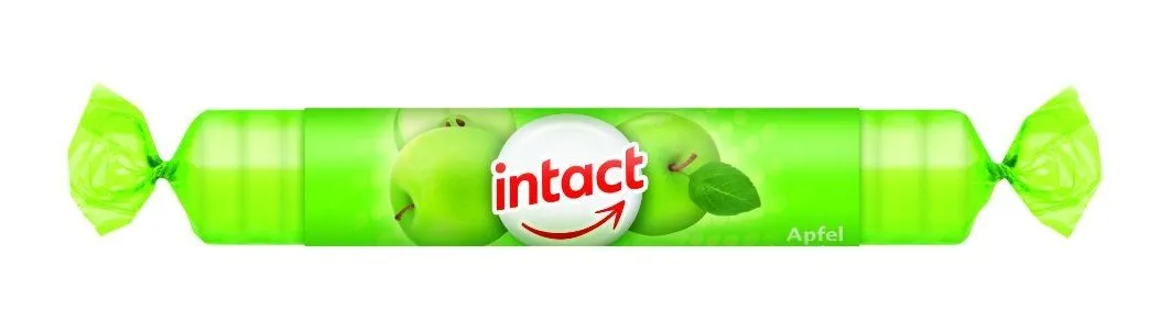 Intact Hroznový cukr s vitaminem C zelené jablko