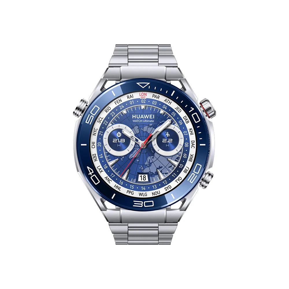 Huawei Watch Ultimate Voyage smart hodinky Blue Titanium