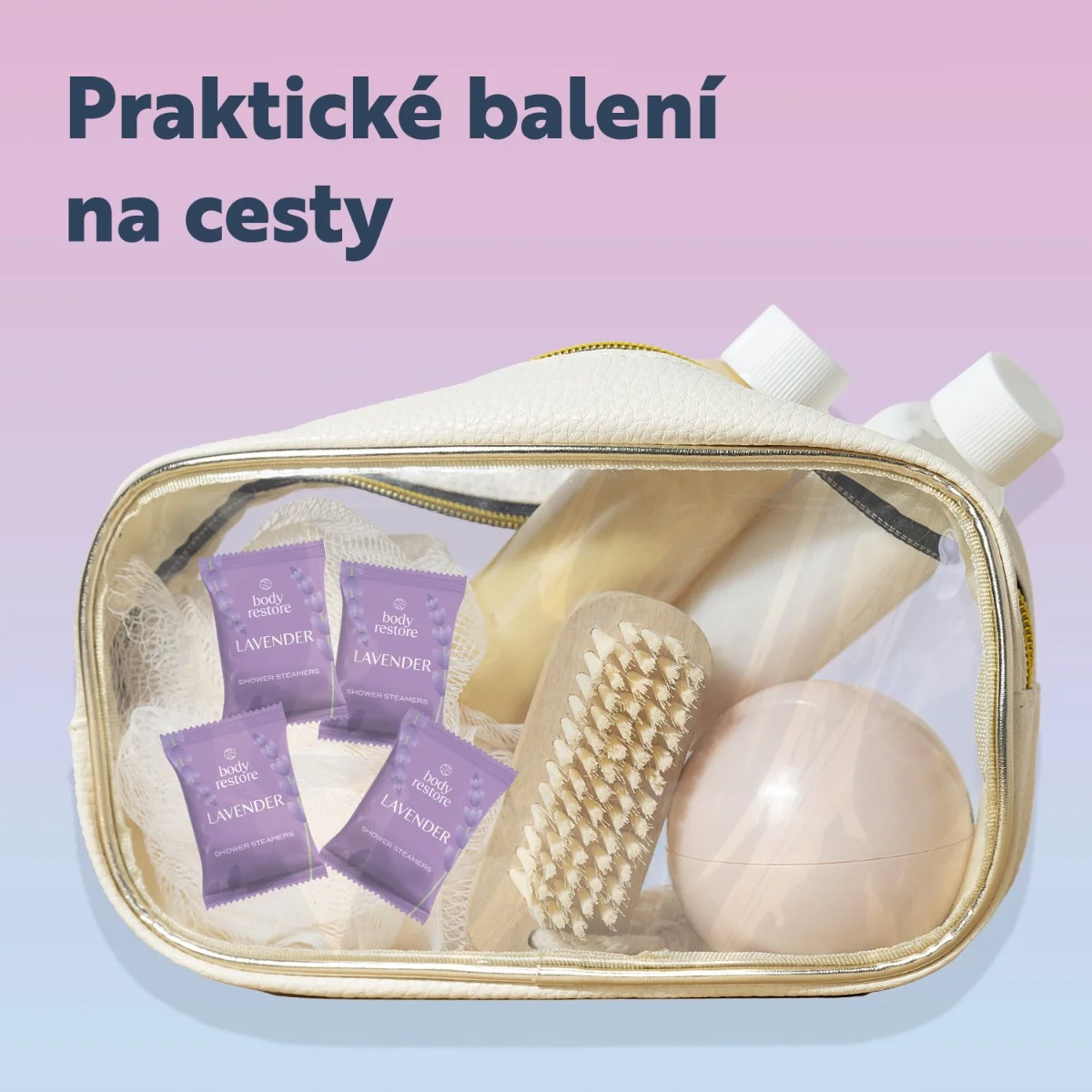 Body Restore Aromatické tablety do sprchy levandule 15 ks