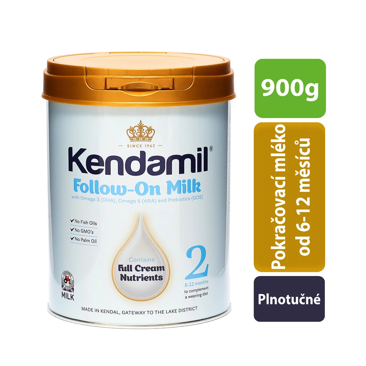 Kendamil 2 Kojenecké mléko pokračovací DHA+ 900 g