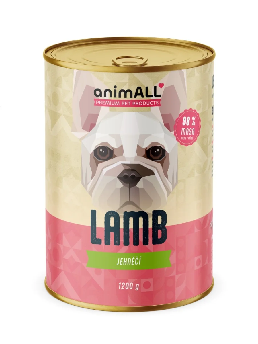 animALL Jehněčí konzerva pro psy 1200 g