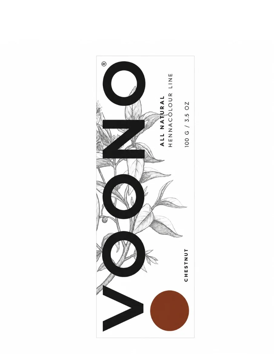 Voono Hennacolour Line Chestnut přírodní barva na vlasy 100 g