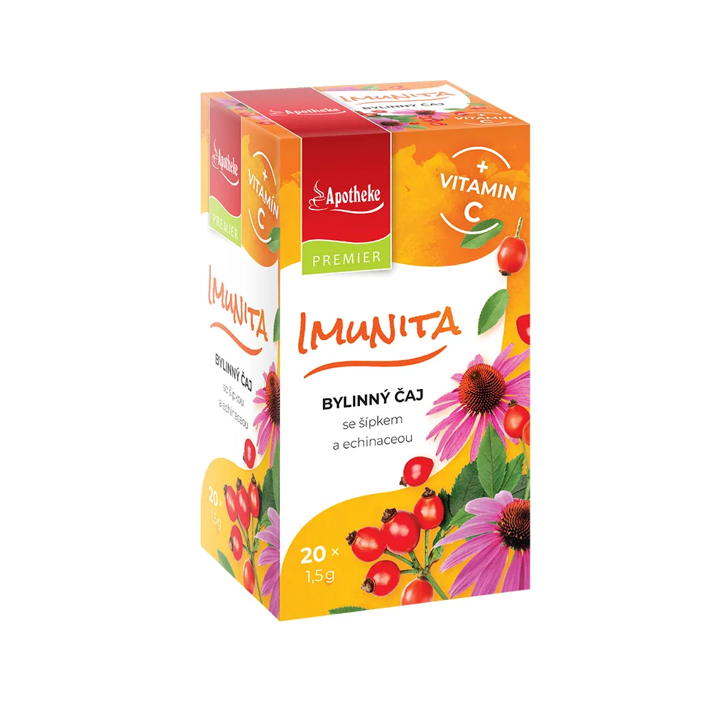 Apotheke Imunita vitamin C porcovaný čaj 20x1,5 g