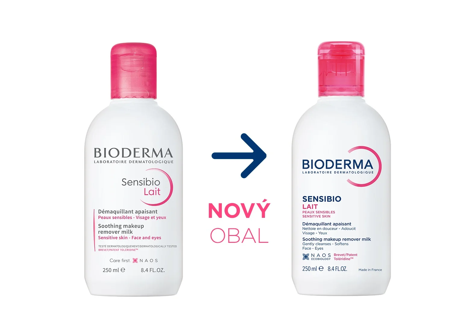 BIODERMA Sensibio čisticí mléko 250 ml