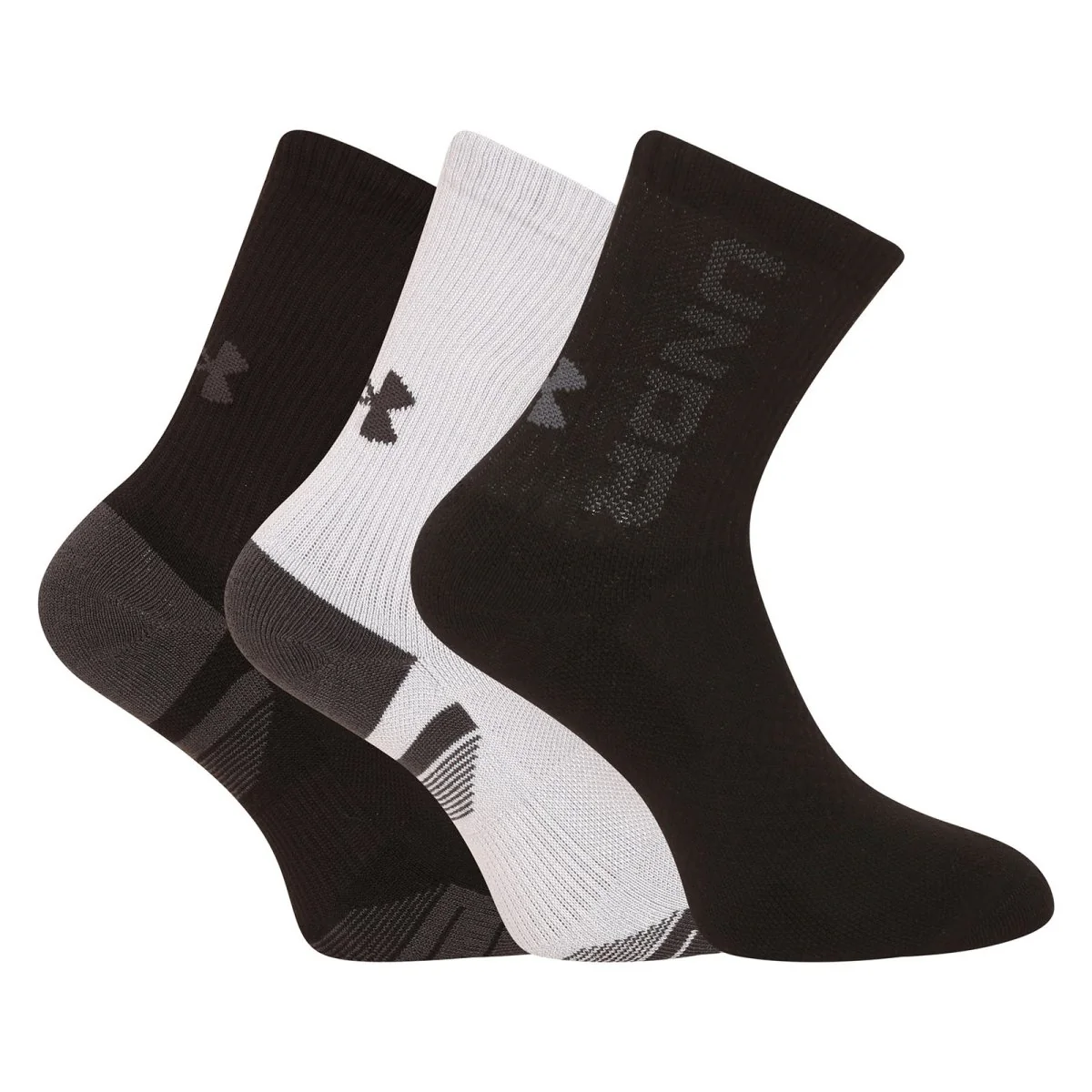 Under Armour 3PACK ponožky vícebarevné (1379512 011) M