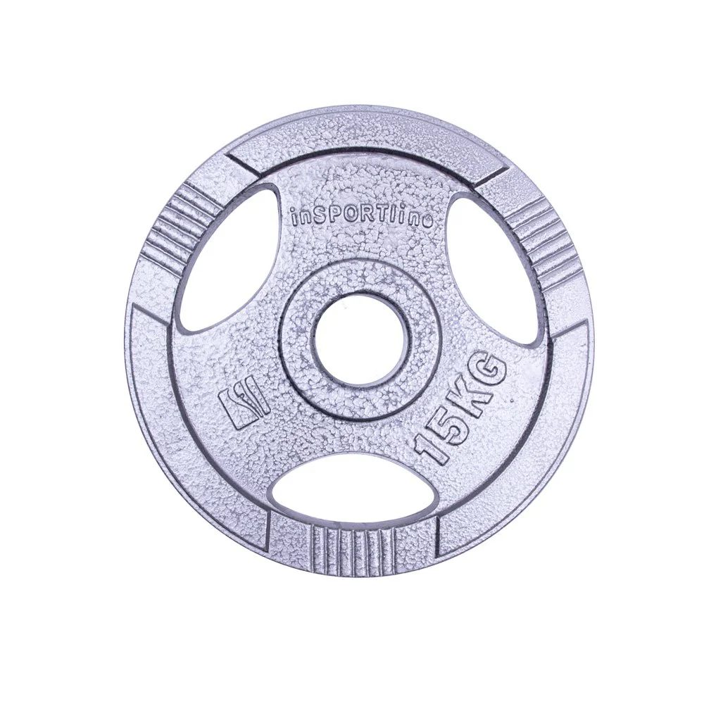 inSPORTline Litinový olympijský kotouč Hamerton 15 kg 50 mm