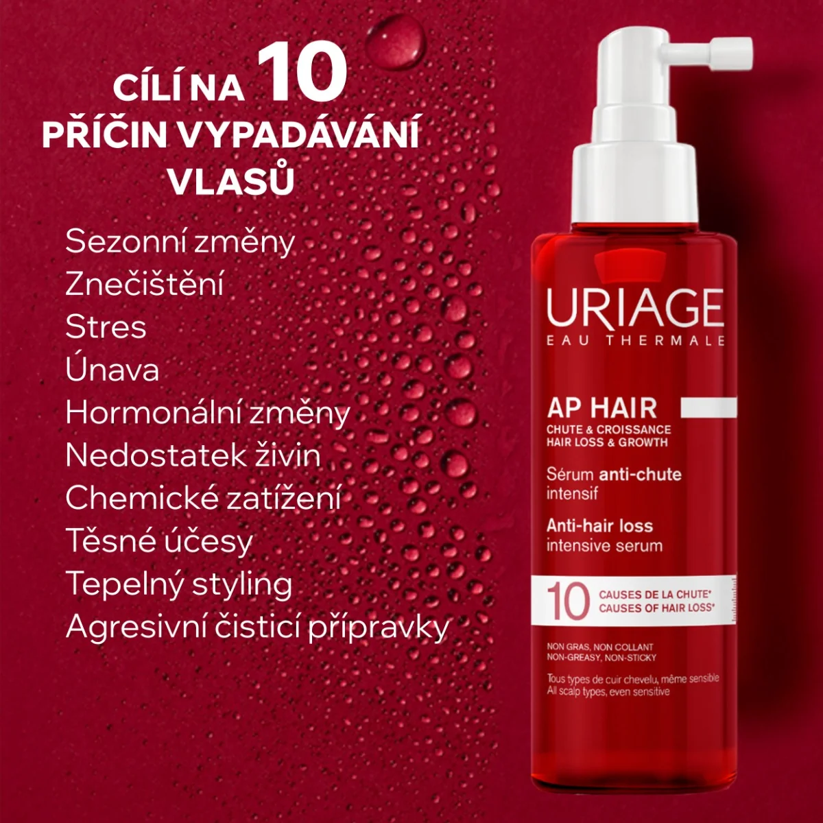 Uriage AP Hair Intenzivní sérum proti padání vlasů 100 ml