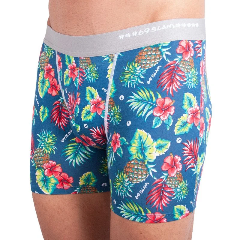69SLAM Pánské boxerky fit bamboo leilani M