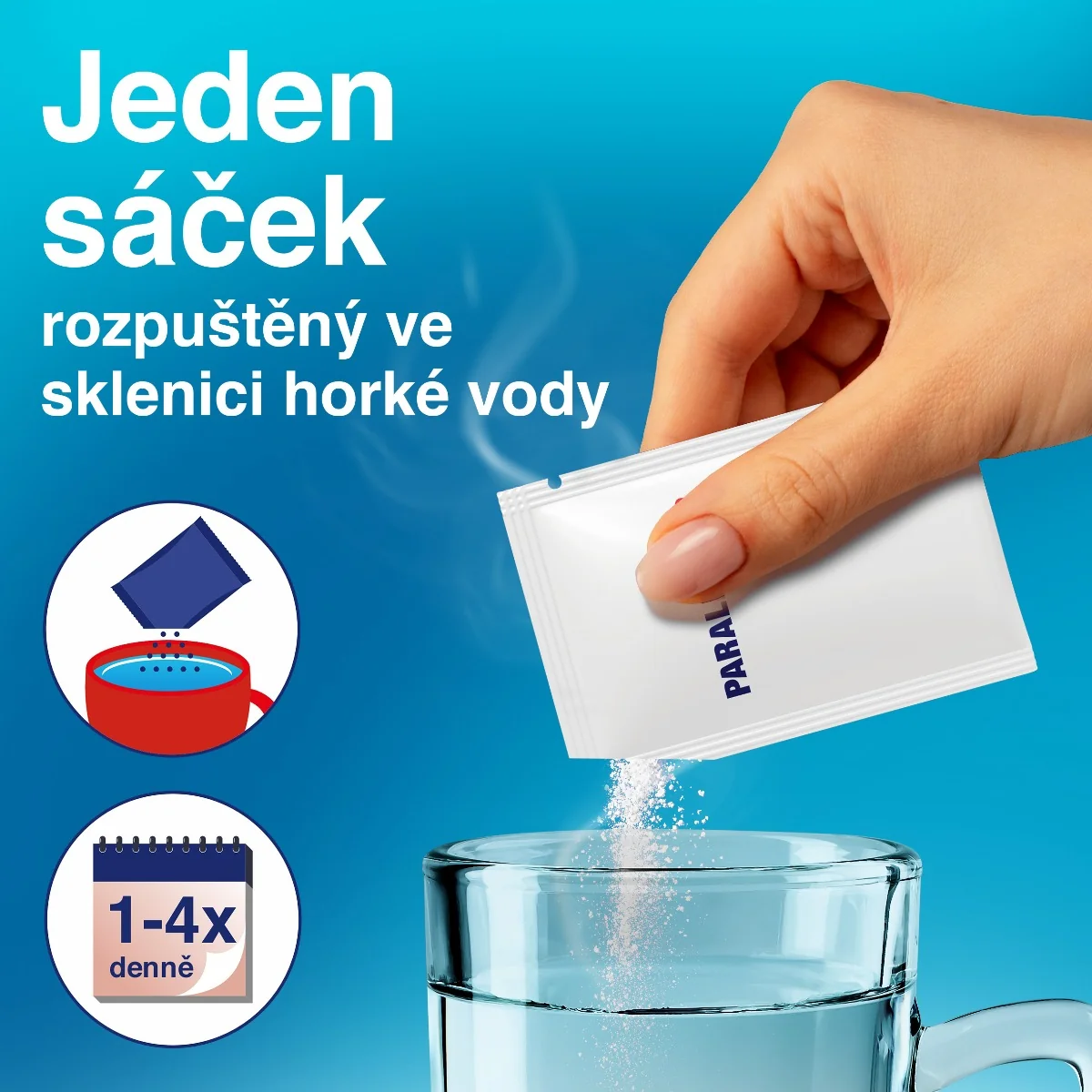 Paralen Grip Horký nápoj citrón 12 sáčků