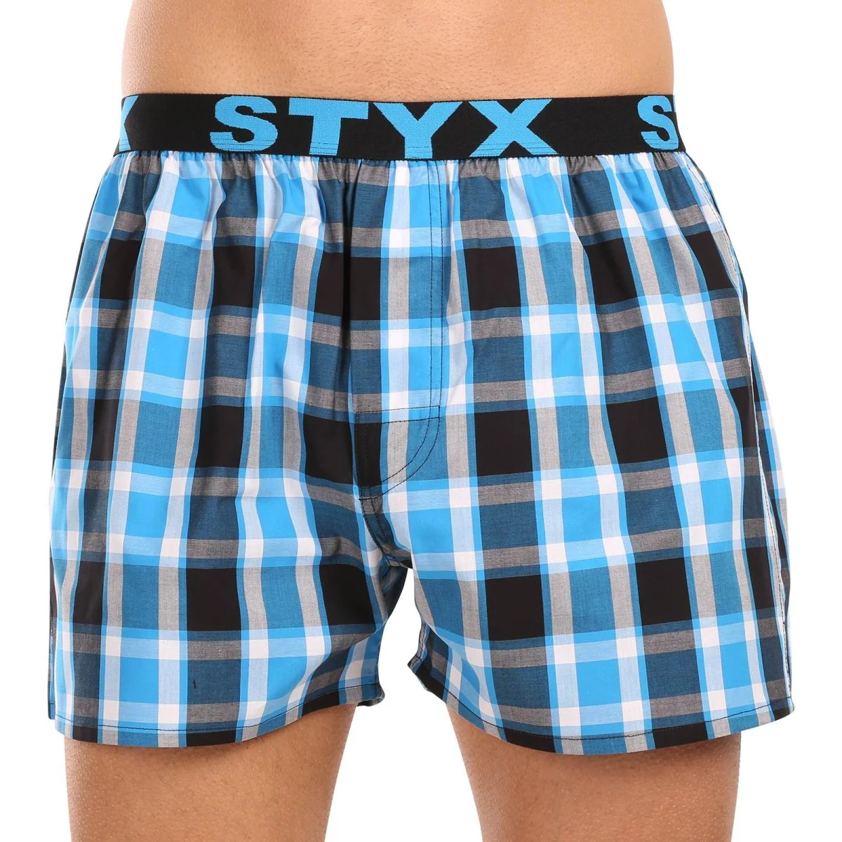 Styx 3PACK pánské trenky sportovní guma vícebarevné (3B103436) XL