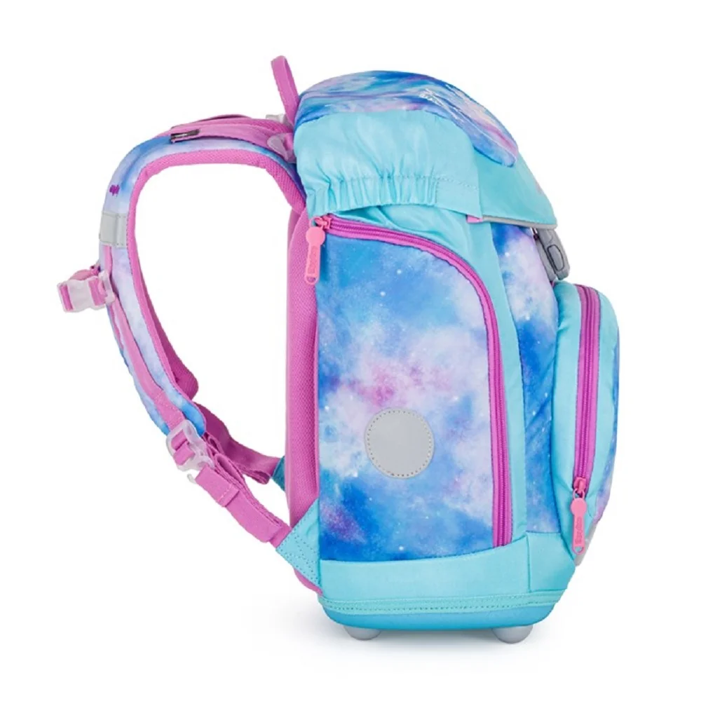 Oxybag OXY SHERPY - školní set Unicorn 4 ks: batoh, penál, sáček, placky batoh, penál, sáček