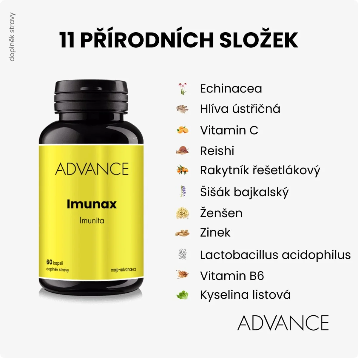 ADVANCE Imunax imunita 60 kapslí