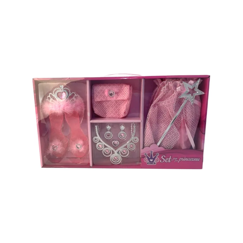 Alltoys Set pro princeznu se sukýnkou a pantoflíčky