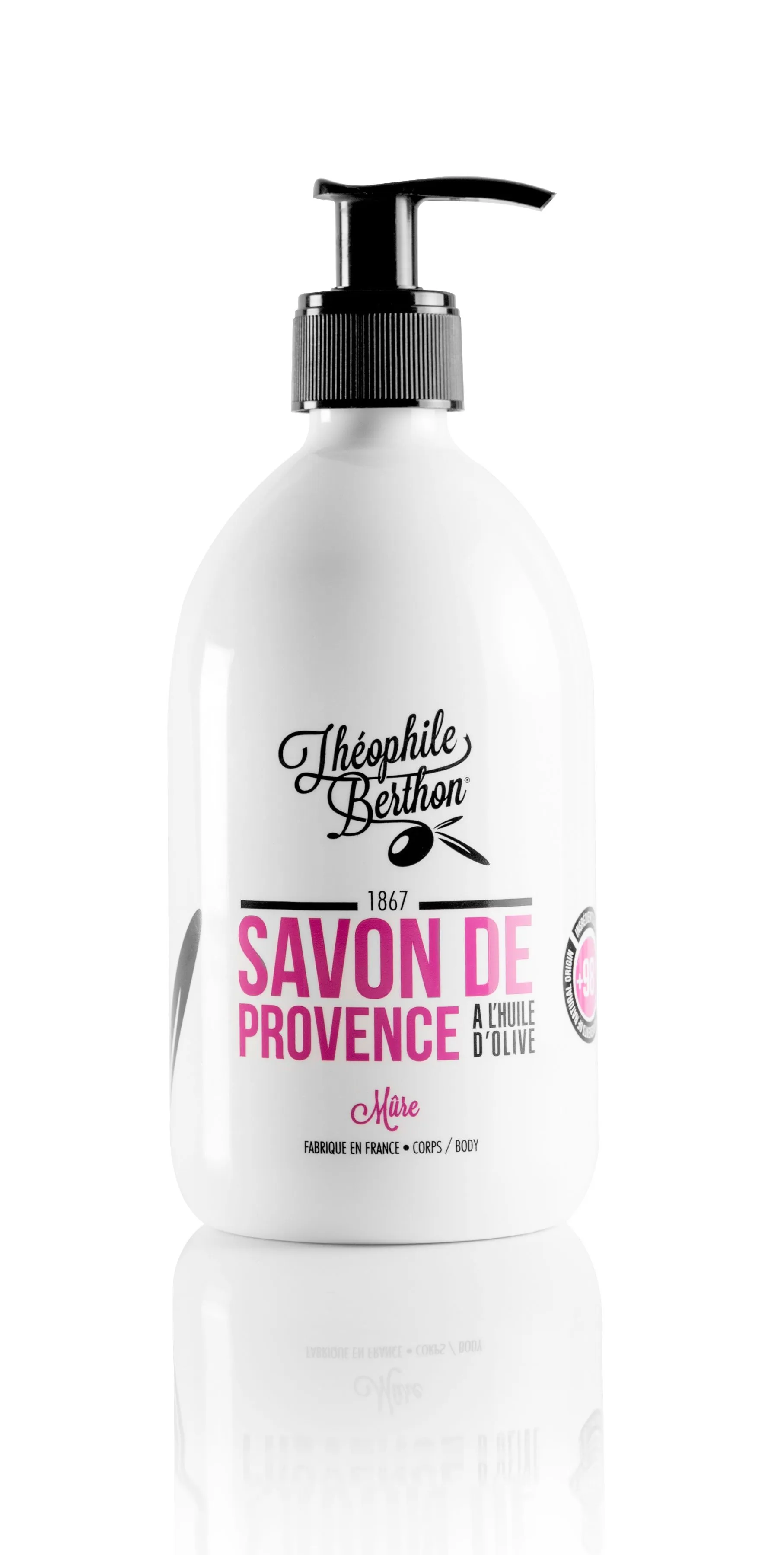 Theophile Berthon Savon de Provence vůně borůvek tekuté mýdlo 500 ml
