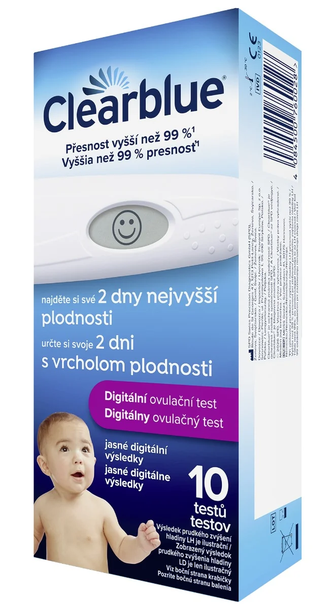 Clearblue Digitální ovulační test 10 ks