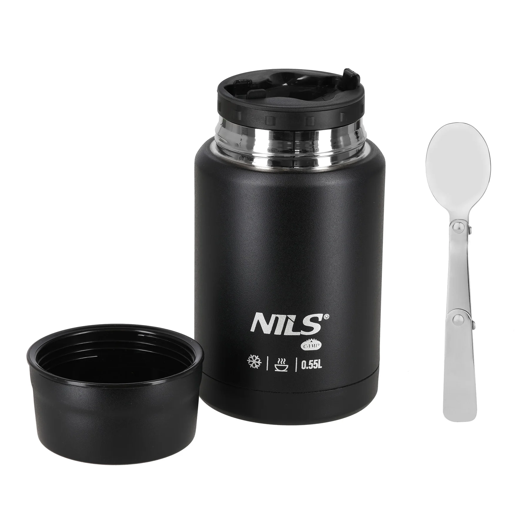 Nils Termoska na jídlo NC3807 černá 550 ml