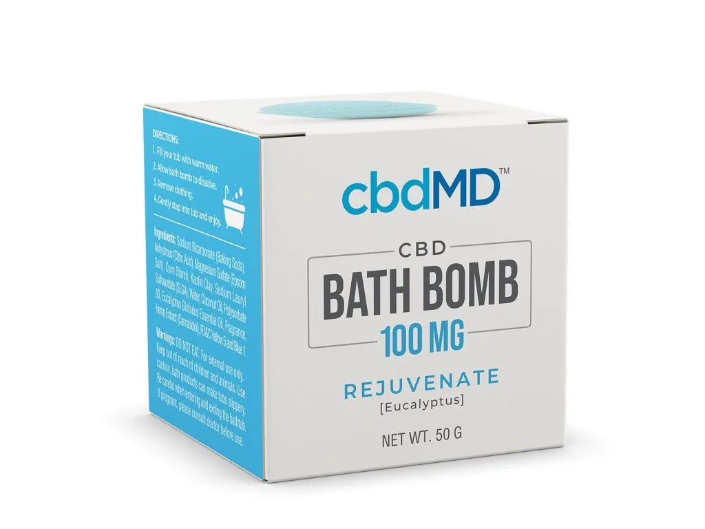 cbdMD Bath Bomb 100 mg Rejuvenate-Eucalyptus 1 ks