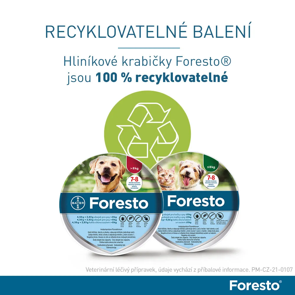 Foresto 4,50 g + 2,03 g obojek pro psy nad 8 kg 70 cm 1 ks