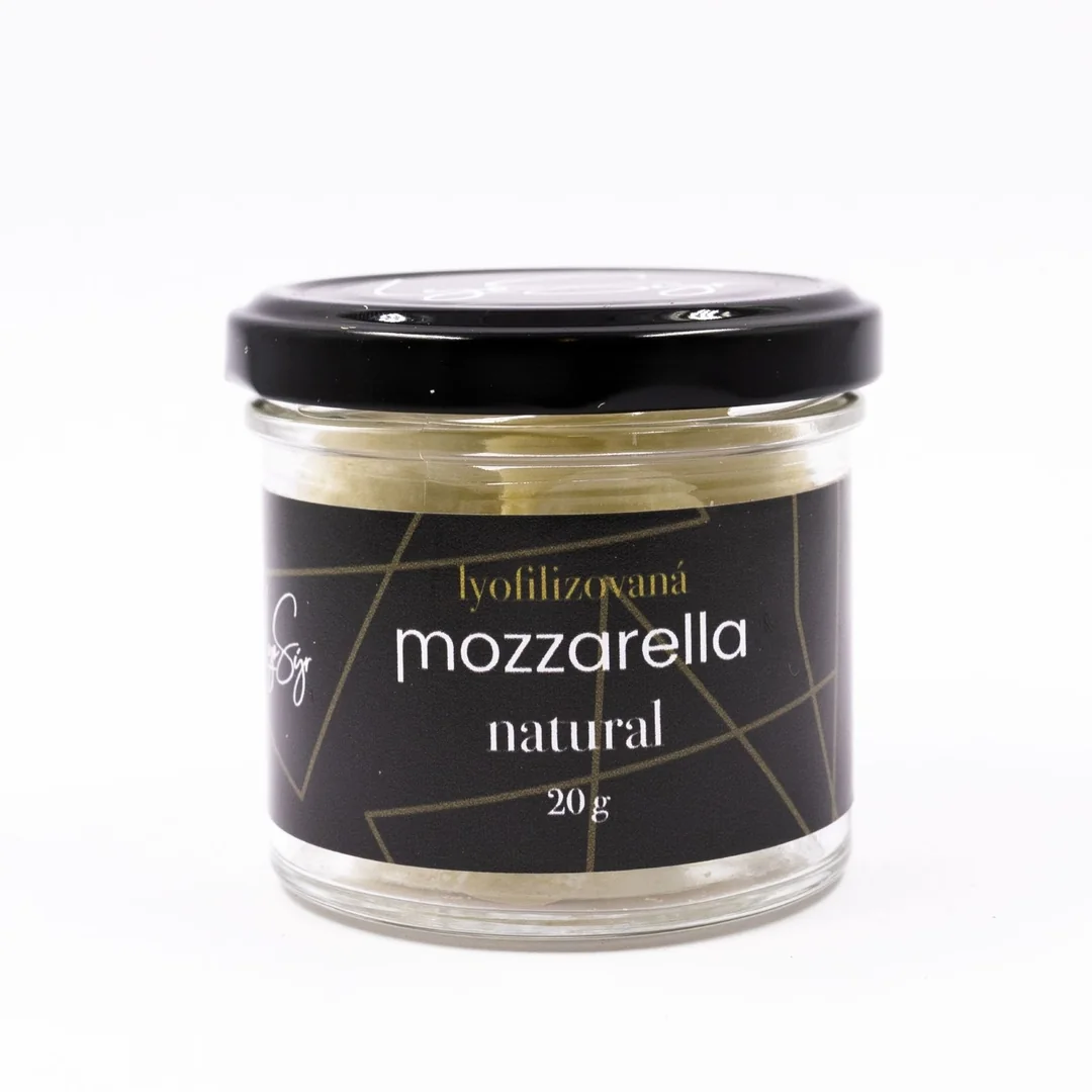 Lyopotraviny Lyofilizovaná mozzarella - natural, 20 g, sklo