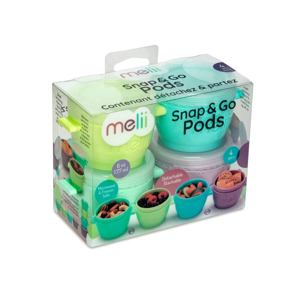 Melii Kelímky na potraviny Snap&Go 177 ml - 4ks
