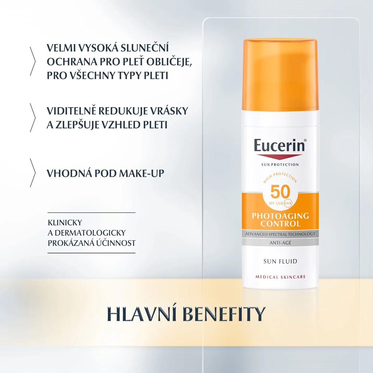 Eucerin Photoaging Control SPF50 emulze proti vráskám 50 ml