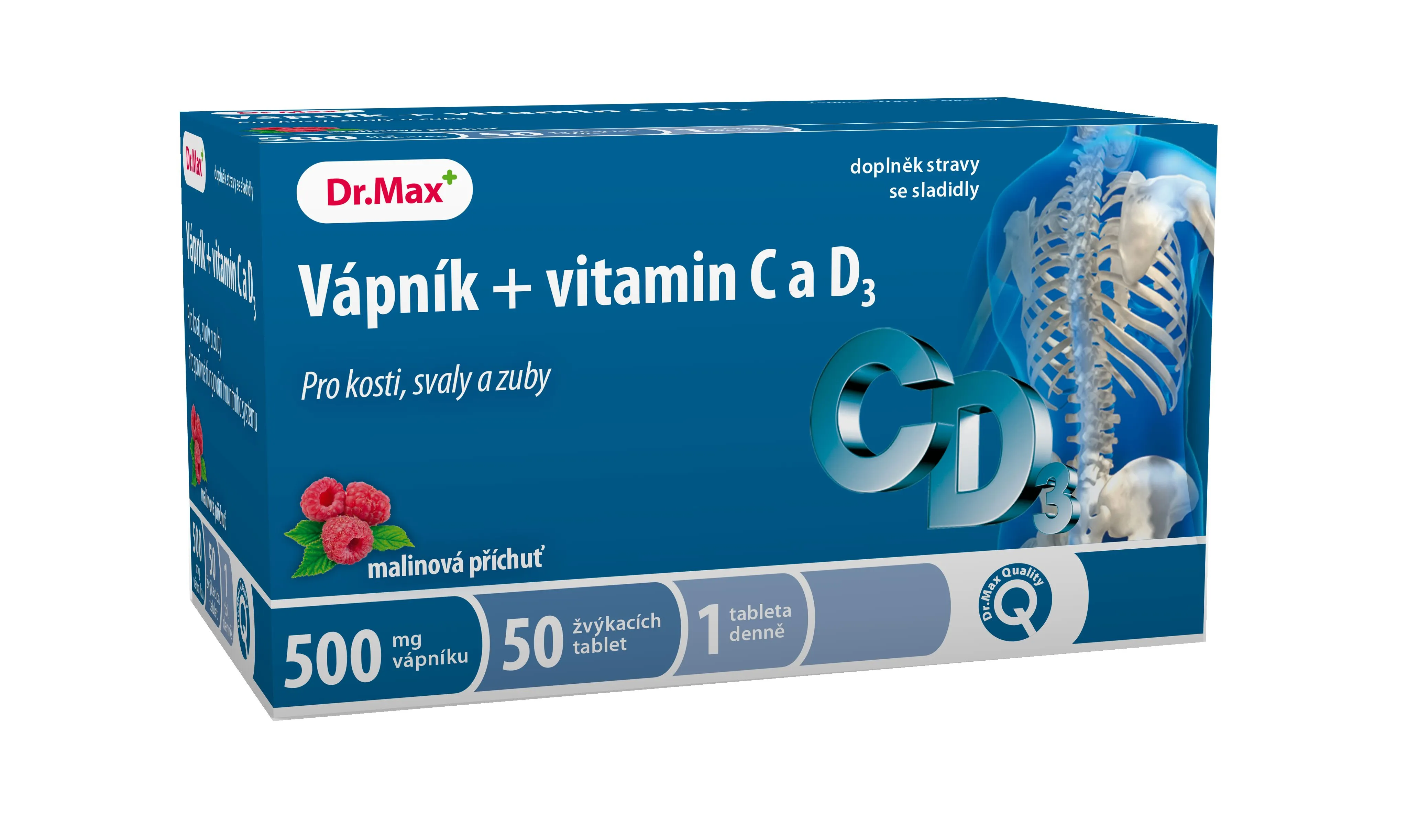 Dr.Max Vápník s vitaminy C a D