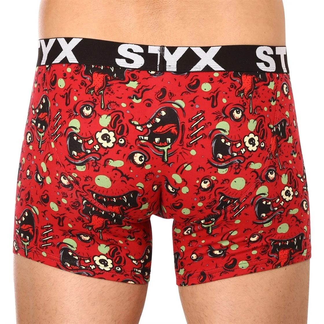 Styx 3PACK pánské boxerky long art sportovní guma vícebarevné (3U13714) M