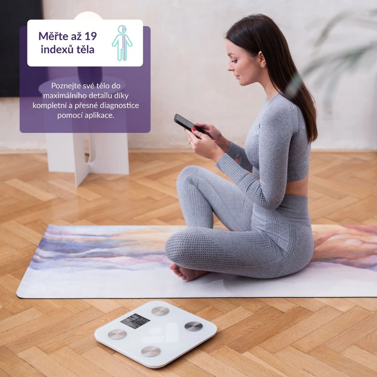 Truelife FitScale W6 BT osobní váha bílá