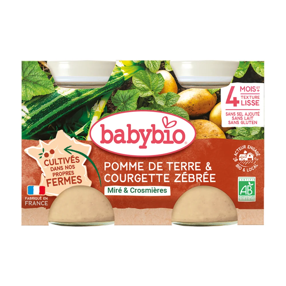 Babybio Brambory a cuketa 2x130 g