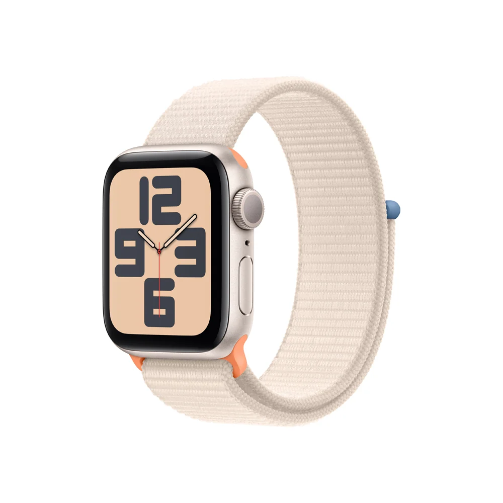 Apple Watch SE 40 mm sport loop smart hodinky Starlight