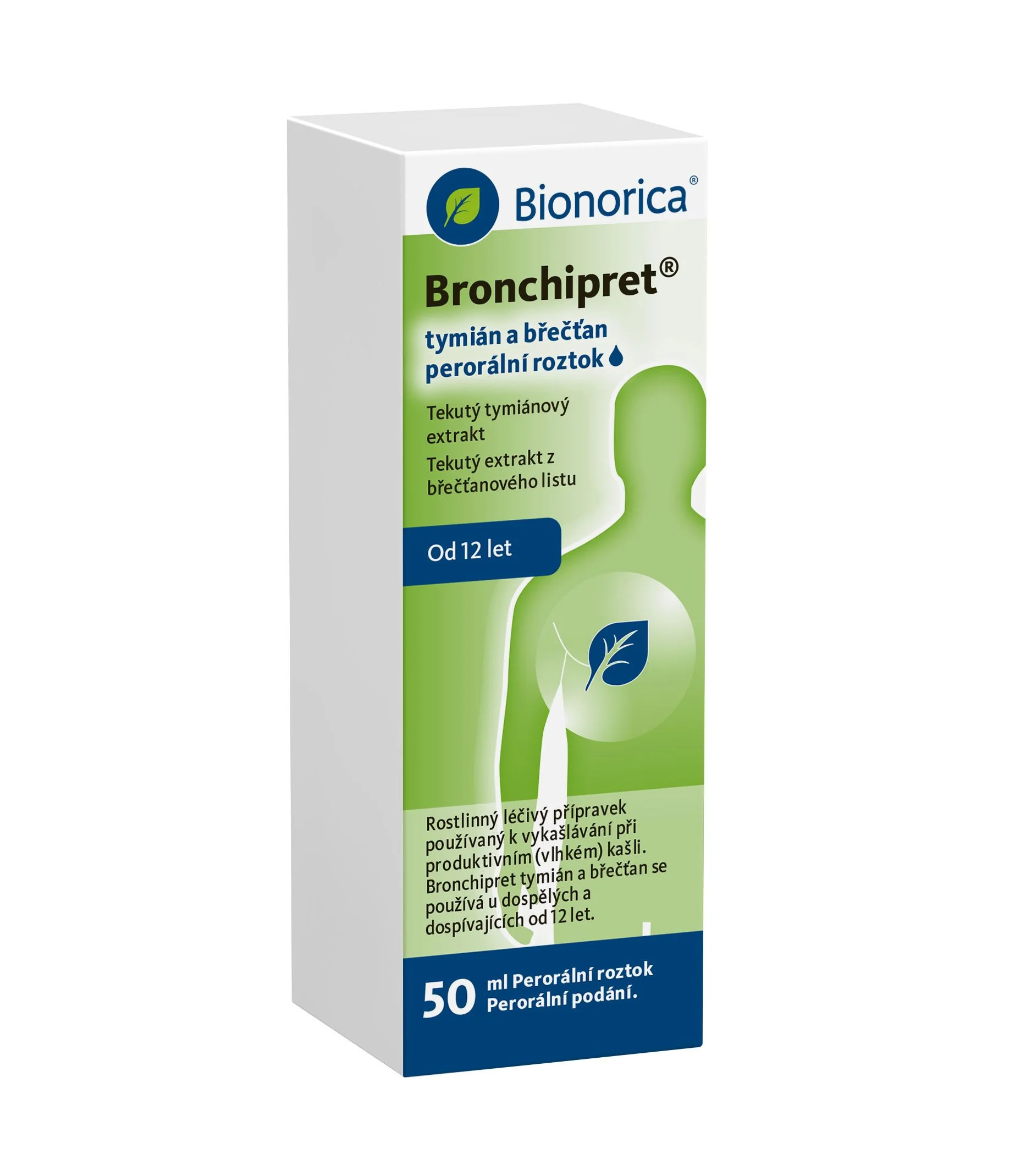 Bronchipret tymián a břečťan perorální roztok 50 ml