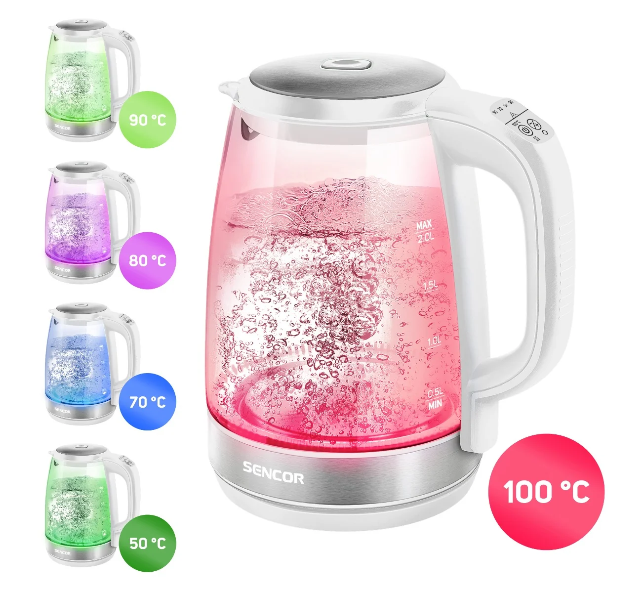 SENCOR SWK 2190WH rychlovarná konvice