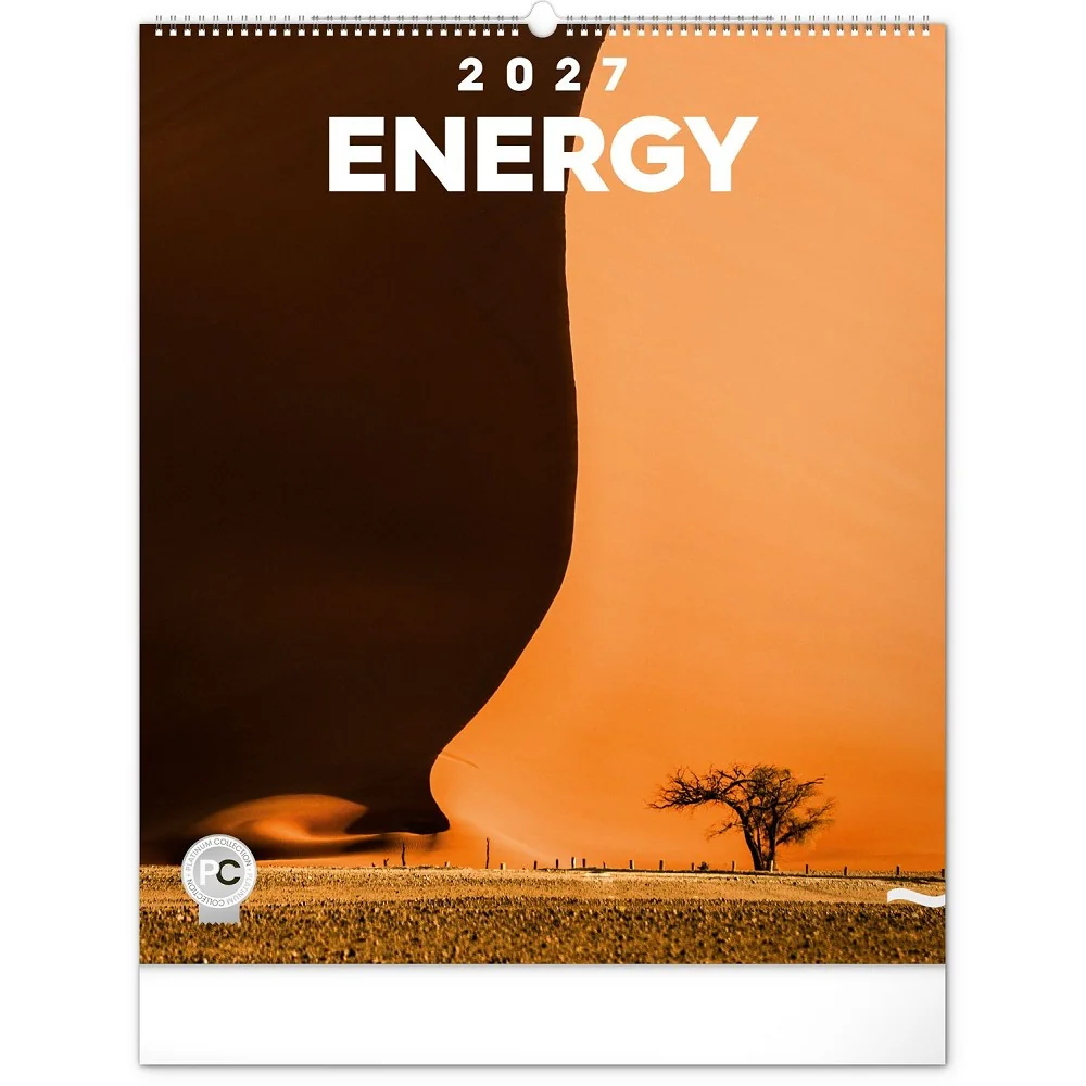 NOTIQUE Nástěnný kalendář Energie 2027 48 × 56 cm